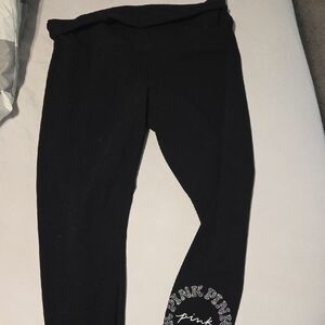PINK Victoria's Secret Black Leggings